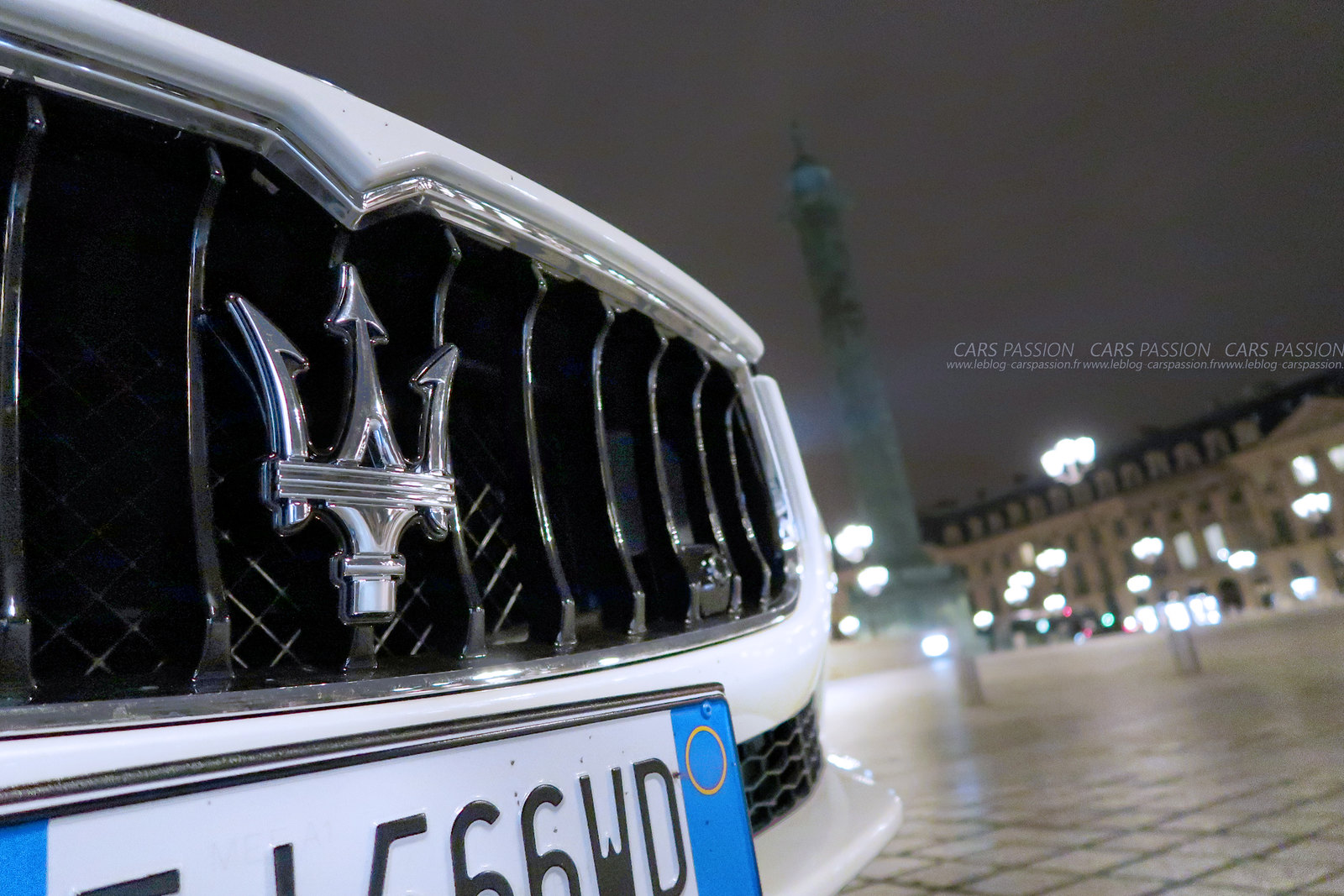 Maserati Ghibli SQ 4 essai Place Vendome Paris
