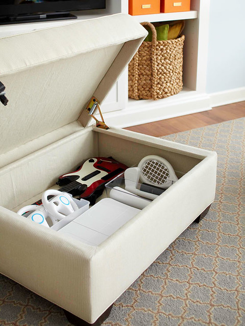 10 Ways to Use Living Room Furniture For Storage