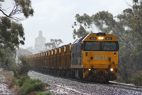 bl31 blclass clyde emd australiannational nationalrail pacificnational mineralsand batchica victoria train railway locomotive rpausablclass rpausablclassbl31