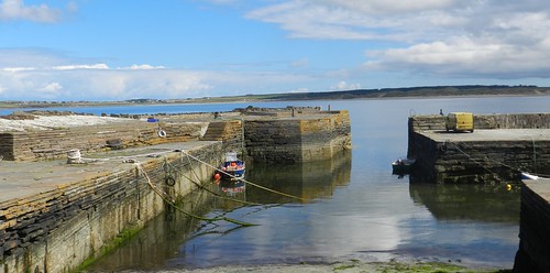 caslehill castletown caithness flagstone water reflections low view walls stone flat north scotland allanmaciver