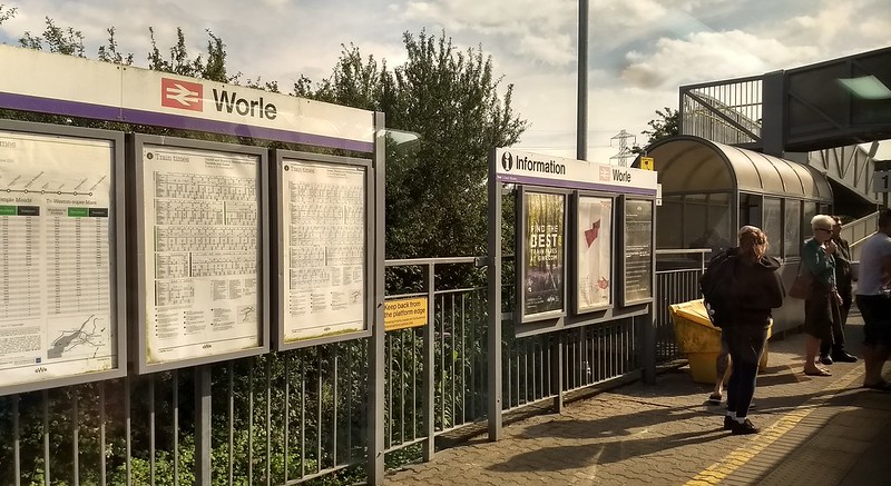 Worle Station, England