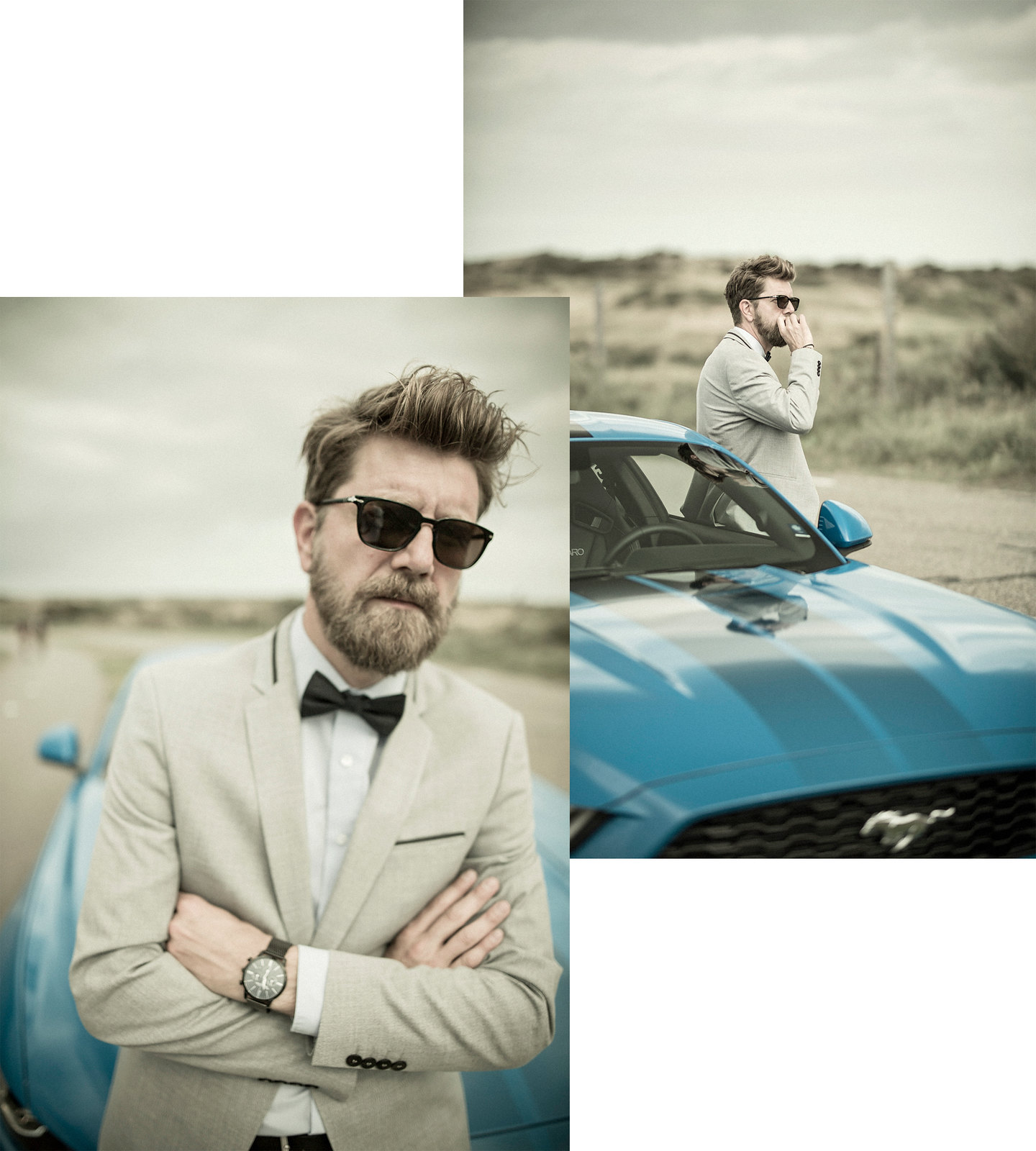 max outfit lookbook dandy chic gentleman modern style grey suit zaraman dapper persol sunglasses chic going out wedding ford mustang pony car max bechmann fotografie film düsseldorf nrw germany germanblogger maleblogger männerstyle modeblog cats & dogs 1