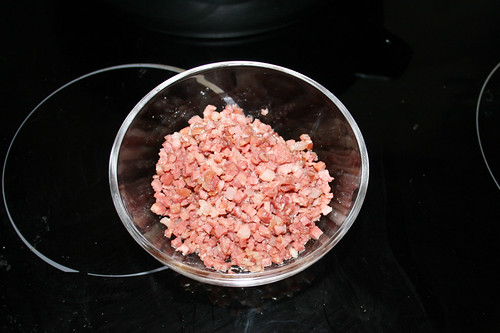 31 - Speck aus Pfanne entnehmen / Take bacon from pan