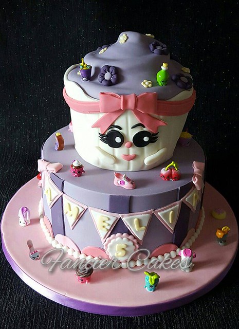 Shopkins Cake by Fancier Cakes