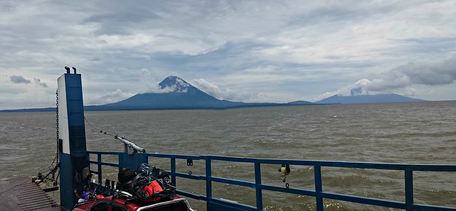 Ometepe Ferry coming 10