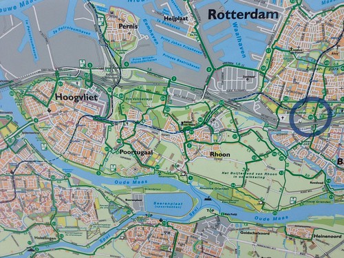 Fietsroutenetwerk for south-east Rotterdam