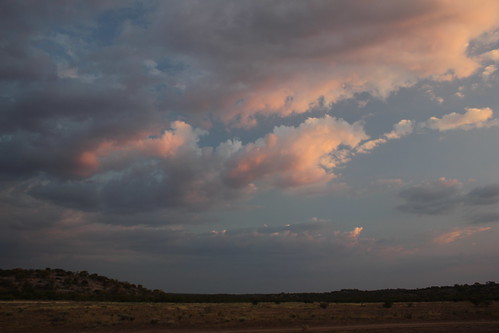 africa namibia ongava sky clouds sunset evening sundowner safari travel