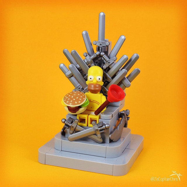 Game of Thrones - Ze Throne of Homer (The Simpsons)