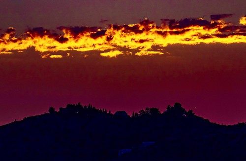 malibu sunset clouds ridge california skyfire sky house silhouette topanga