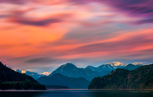 stavelake britishcolumbia canada dewdneytrunkroad fraservalley lakes mountains sky clouds sunset colour trees niksoftware colourefex nwn