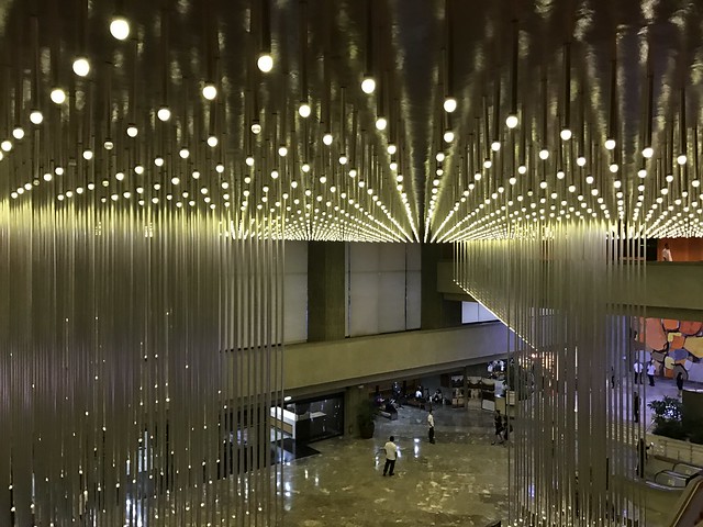 PICC grand lobby,  ceiling lights