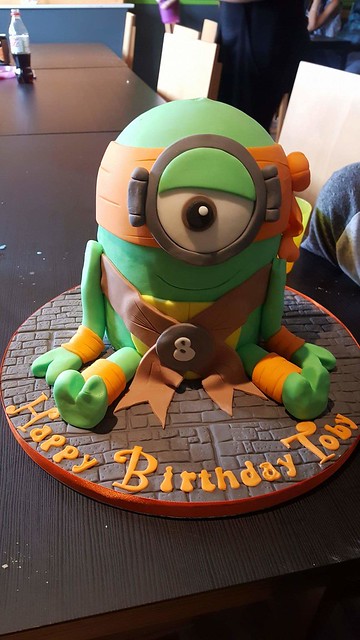 Minions and Michelangelo from Emma Bourne of Cakes by Emma