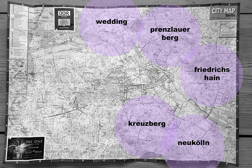 Berlin areas map