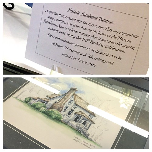 My Laura Ingalls Wilder home painting fetched an astounding $450 at auction Friday night.
