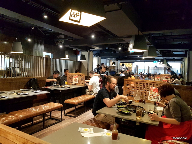 Gyu-Kaku Japanese BBQ Toronto interior