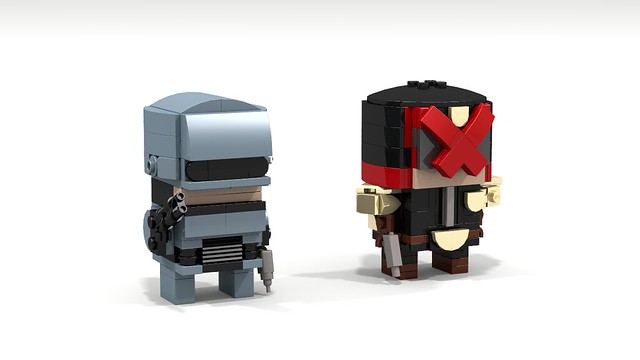Brickheadz Robocop & Judge Dredd