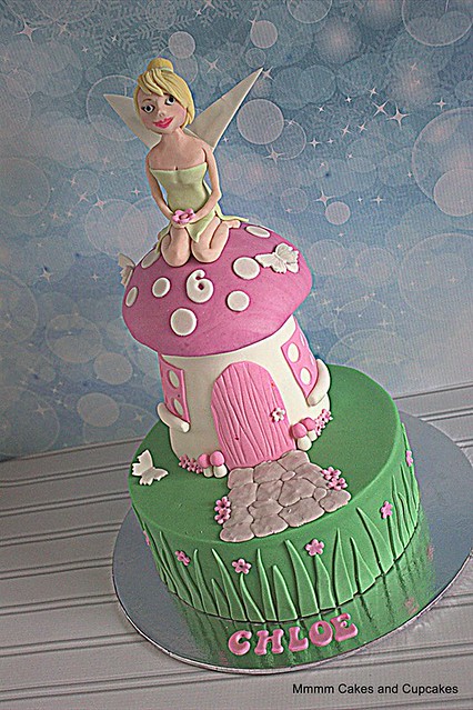 Tinkerbell Garden Cake by MMMM Cakes and Cupcakes