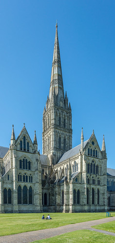 salisbury wiltshire tower spire transept september 2017
