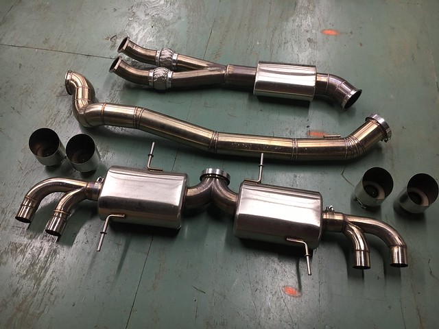 FS: Nissan GT-R R35 Cat-Back Exhaust & Resonated Mid-Pipe ...