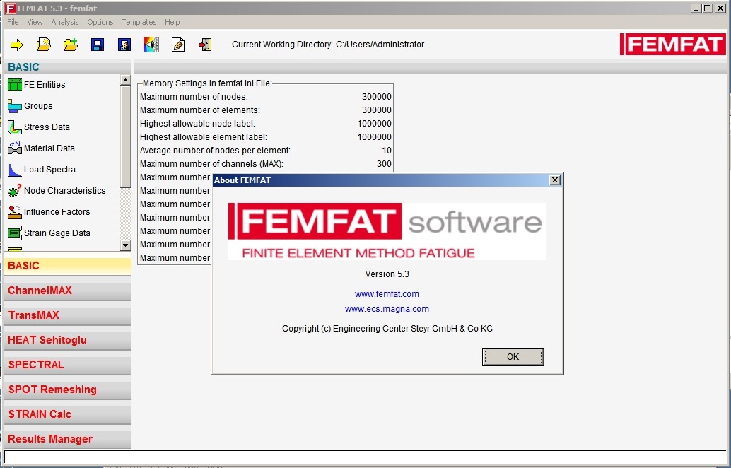 Working with ECS FEMFAT 5.3 full license