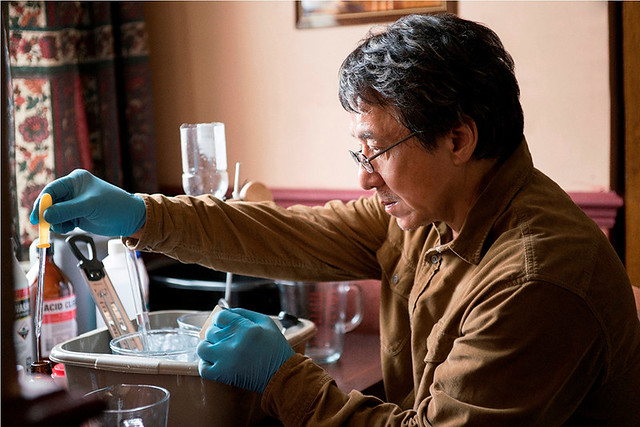 Jackie Chan as Quan at the Belfast Guest House in THE FOREIGNER