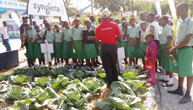Learning about crop rotation at Mombasa Internation Show