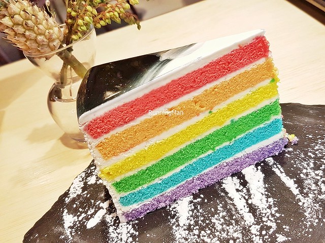 Galaxy Cream Cheese Rainbow Cake