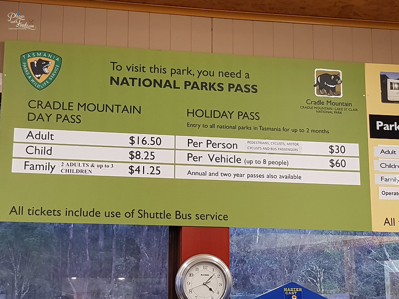 tasmania cradle mountain national park pass
