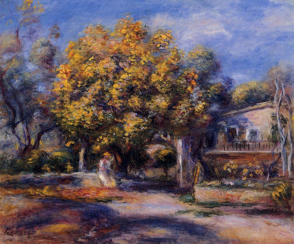 Houses at Cagnes by Pierre Auguste Renoir, 1905