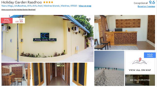 Holiday Garden Rasdhoo - Maldives Cheap Accommodation