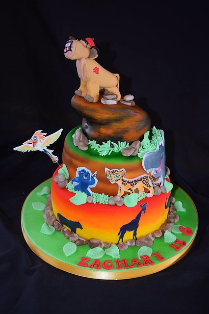 Lion Guard Birthday Cake by Dawnie's Cakes