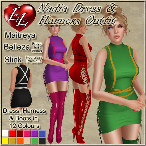 Nadia Harness Outfit - SecondLifeHub.com