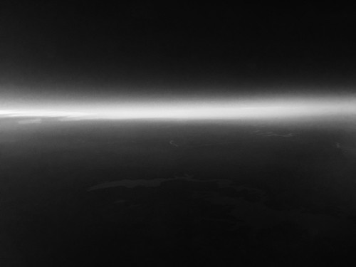 clouds sky airplane sunset blackandwhite