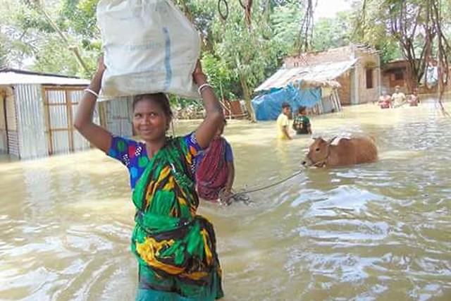 Flood victims in bangladesh
