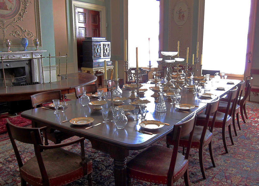The Dining Room , Calke Abbey. Credit Phil Sangwell