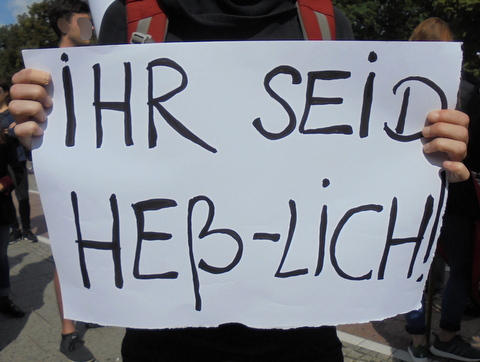 19. August 2017 - Demo gegen Rudolf-Heß-Gedenkmarsch