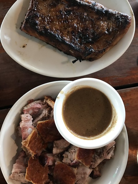 Lechon and tuna belly