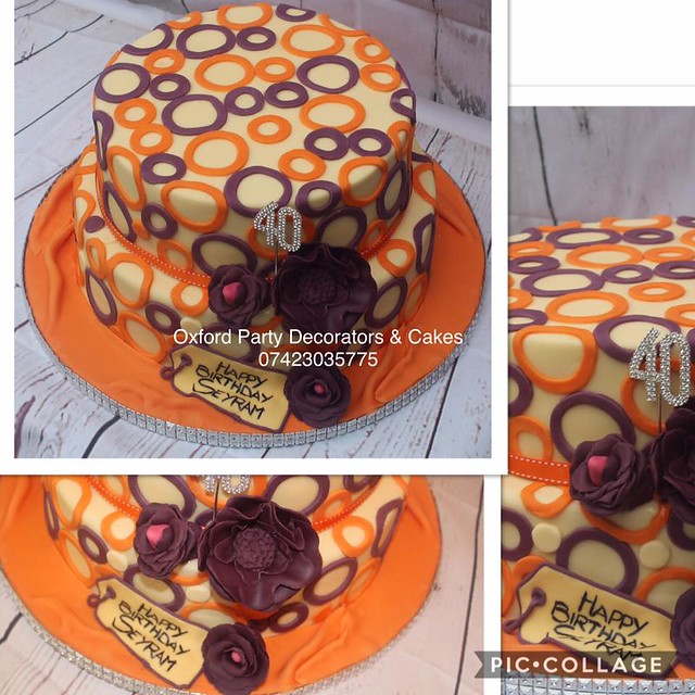 Cake by Adetoun Okakwu of Oxford Party Decorators and Cakes