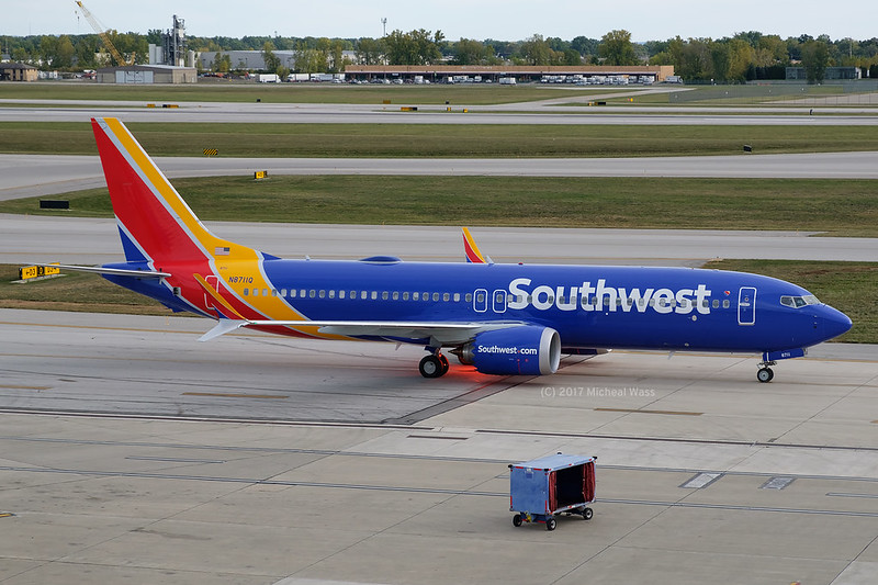 Southwest Airlines // Boeing 737-8 MAX // N8711Q (cn 36979, ln 6272) // KCMH 10/1/17
