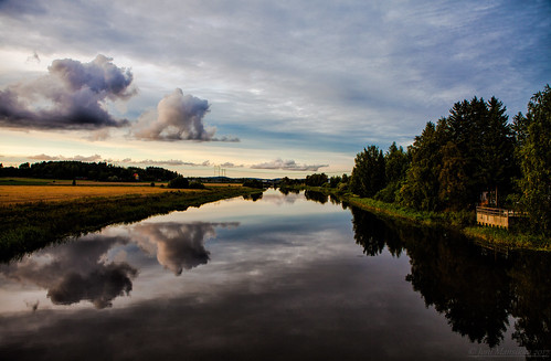 nature outdoor river sky clouds reflections trees fields colours rural landscape paimionjoki paimio suomi suomi100 finland finland100 canonef2470mmf28lusm