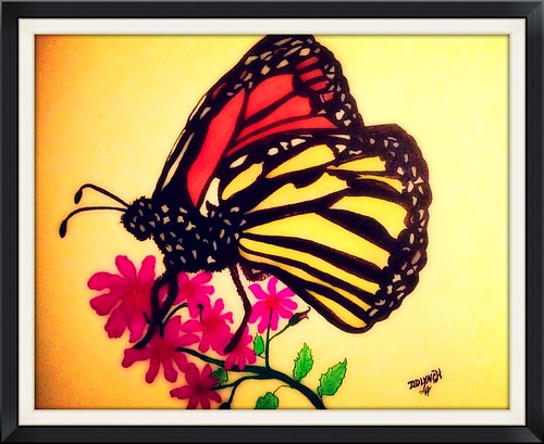 She Loves To Sketch Butterflys #2