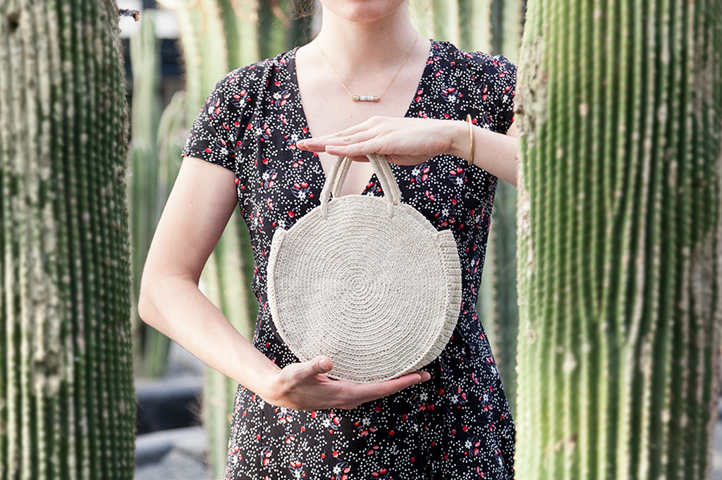 DIY Bolso redondo de crochet · DIY Round crochet bag · Fábrica de Imaginación · Tutorial in Spanish