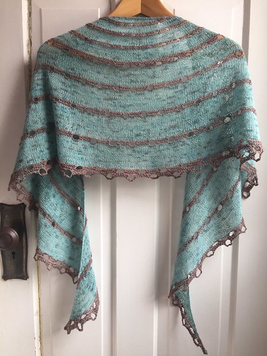 Shawl knit by Poppyprint