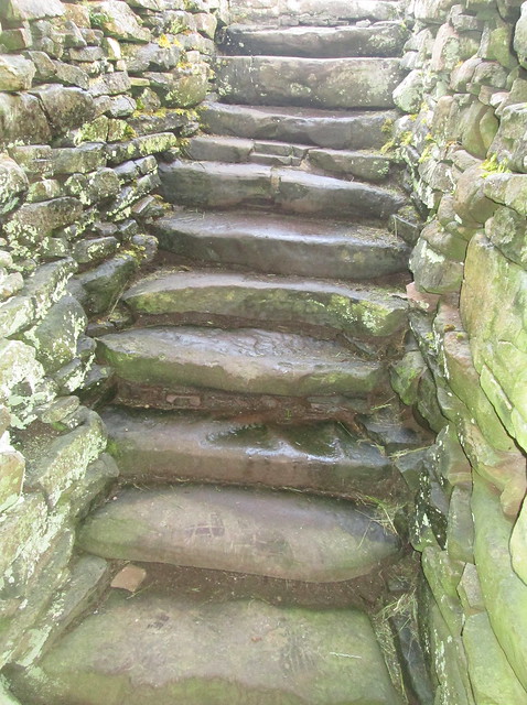 Carn Liath Broch stairs