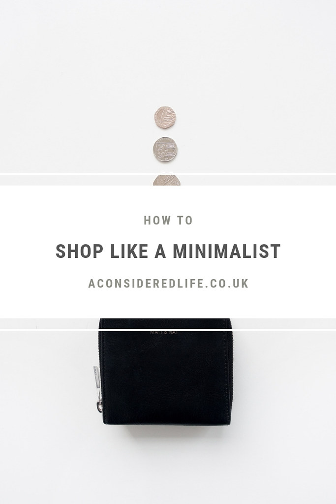 How To Shop Like A Minimalist
