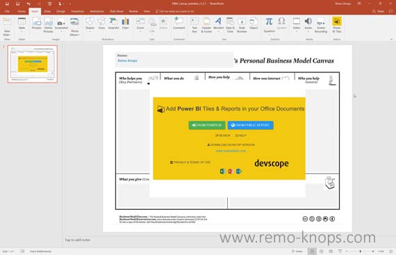 Devscope Power BI Tiles in Microsoft Excel, PowerPoint and SharePoint 6