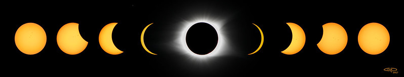 2017 Total Solar Eclipse Sequence