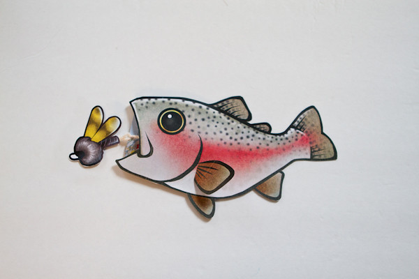 Rainbow Trout Gift Card Holder