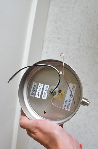 5. Check new sconce for white, black, copper wires.