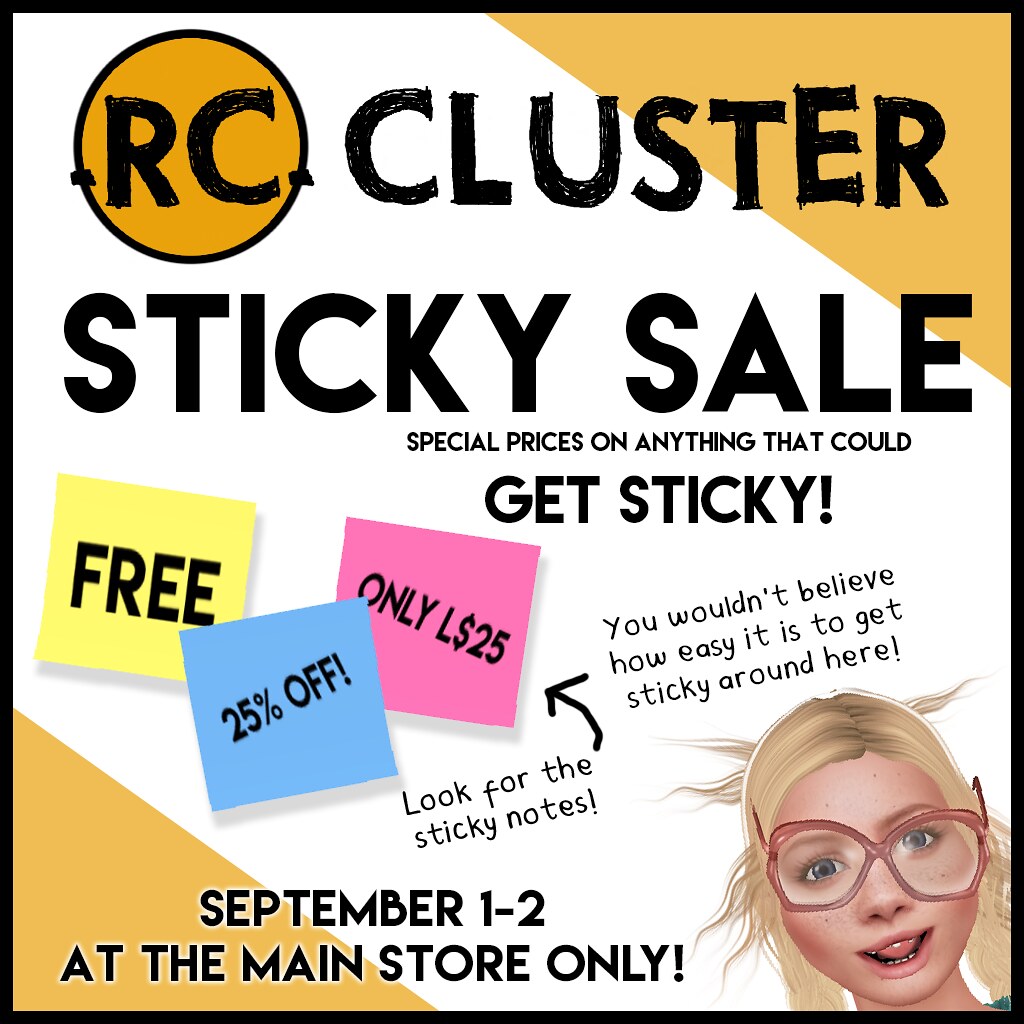 -RC- Cluster Sticky Sale! - SecondLifeHub.com
